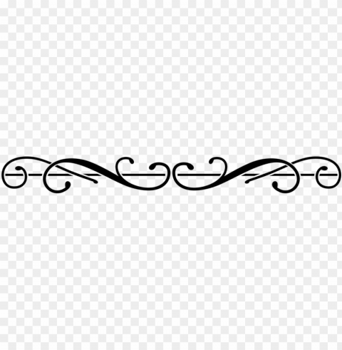 fancy divider - ornamento Isolated Design Element on PNG PNG transparent with Clear Background ID 795b704a