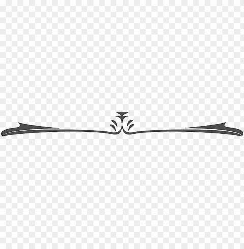fancy line divider Isolated Character in Clear Transparent PNG