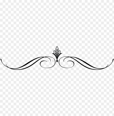fancy line PNG with transparent background for free