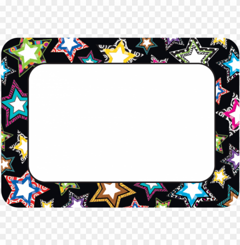 fancy stars name tags labels tcr5260 teacher created - teacher created resources fancy stars name tags 5260 HighQuality Transparent PNG Isolated Graphic Element