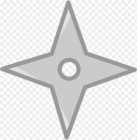 fancy throwing star template images - ninja star cut out Isolated Item on Transparent PNG