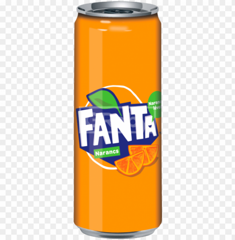 fanta 033l - fanta exotic soda can 330ml PNG Isolated Subject on Transparent Background
