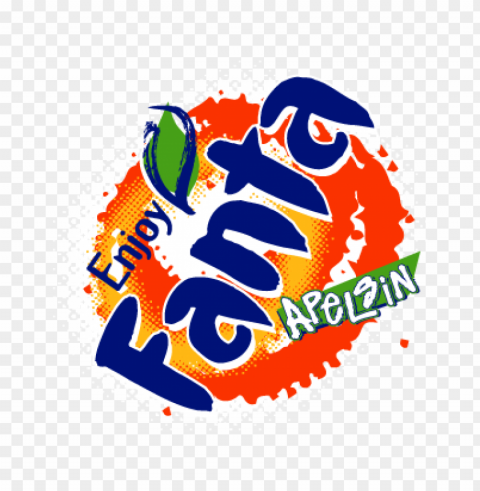 fanta apelsin vector logo Transparent PNG image free