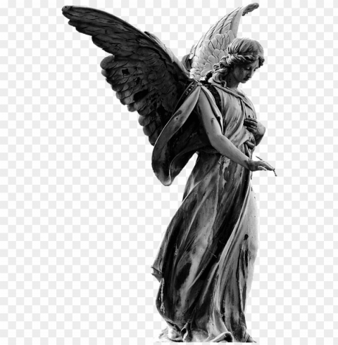 fantasy angel pic - angel statue PNG Image with Isolated Subject