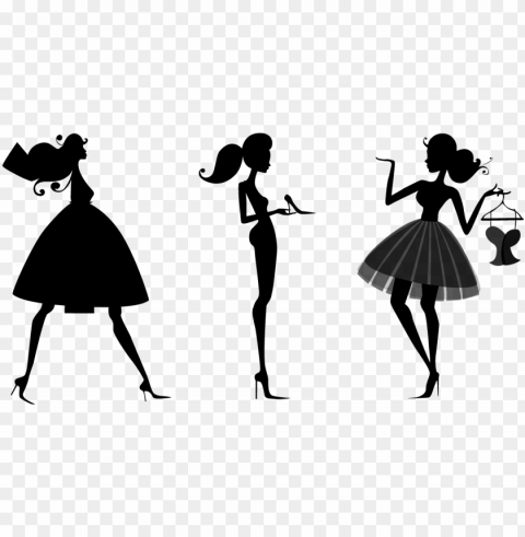 Fashion Silhouette - Transparent Fashion Logo Isolated Character With Clear Background PNG