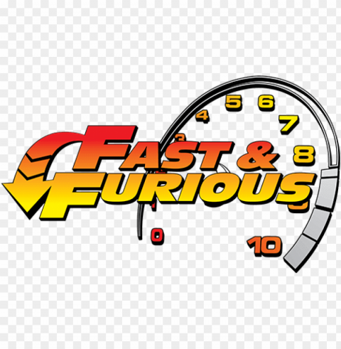 fast and furious cars - fast and furious logo Isolated Object with Transparent Background PNG