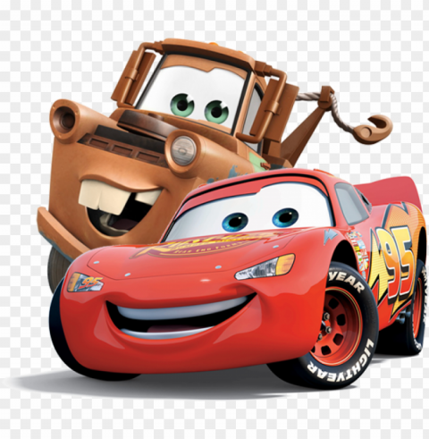 fast as lightning - rayo mcqueen y mate PNG transparent images mega collection