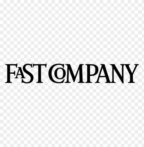 fast company logo Isolated Object with Transparent Background in PNG