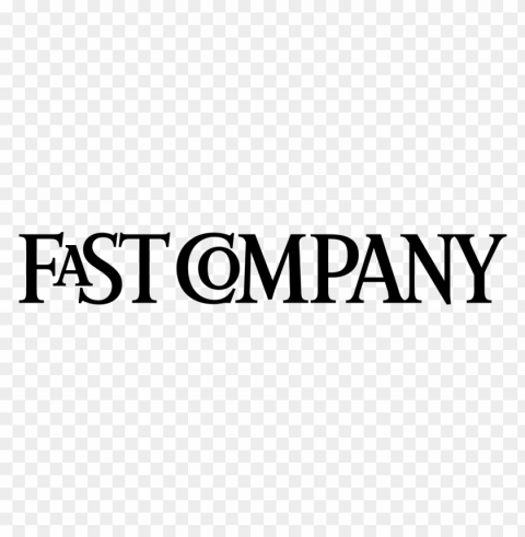 Fast Company Logo Isolated Object With Transparent Background In PNG