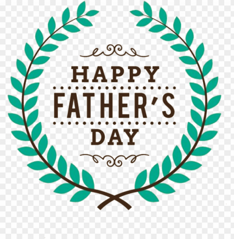 father's day logo Clear Background PNG Isolated Illustration