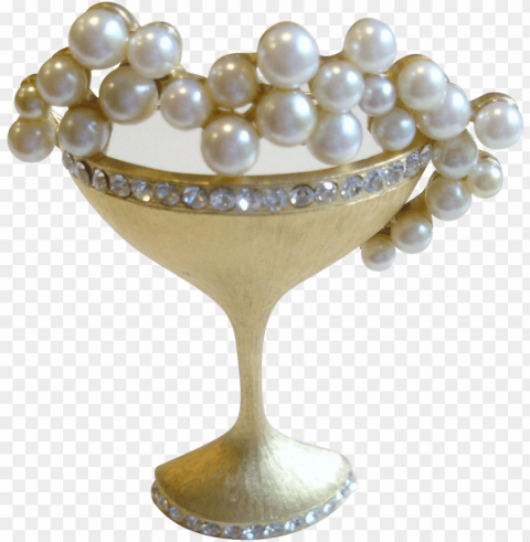 faux pearl champagne bubbles - champagne stemware Transparent PNG picture
