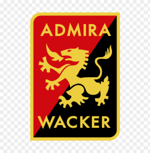 fc admira wacker modling vector logo Transparent Background Isolation in HighQuality PNG