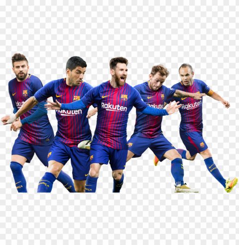 fc barcelona academies - fc barca players 2018 Transparent PNG graphics complete archive