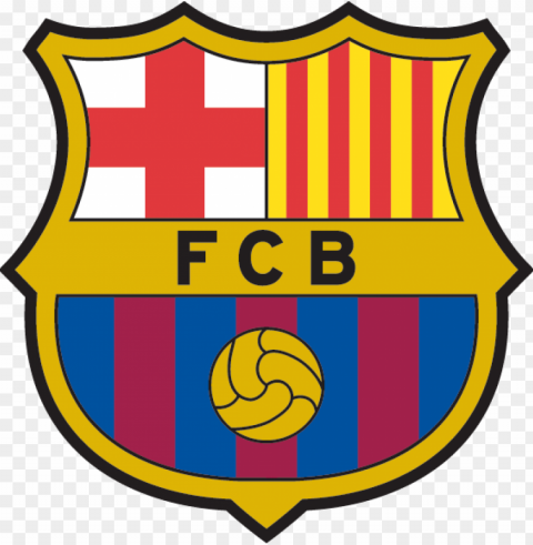 fc barcelona logo hd Isolated Artwork on Transparent PNG