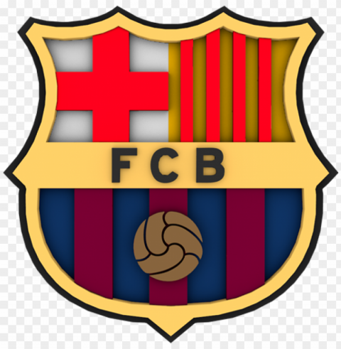 fc barcelona logo background Isolated Character in Transparent PNG
