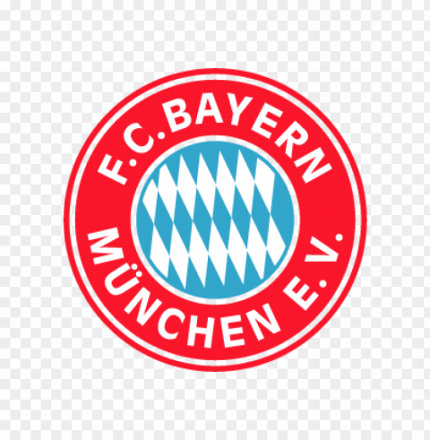 fc bayern munchen 90s logo vector logo PNG Image Isolated with High Clarity