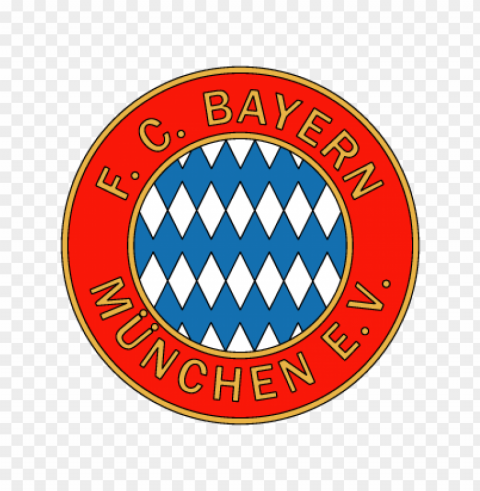 fc bayern munchen ev 1970s logo vector logo PNG Image Isolated with Clear Transparency