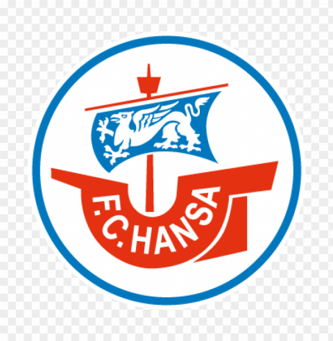 fc hansa rostock 1965 vector logo ClearCut Background PNG Isolation