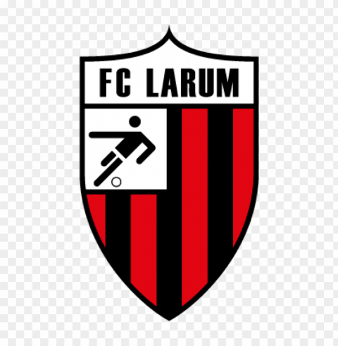 fc larum geel vector logo Isolated PNG Element with Clear Transparency