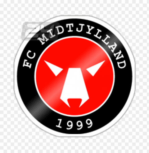 fc midtjylland logo PNG with clear transparency