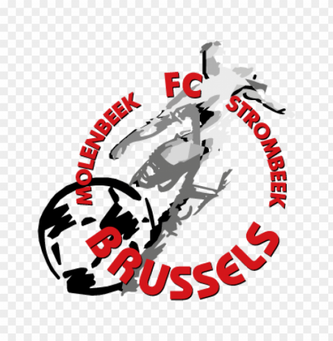 fc molenbeek brussels old 2003 vector logo PNG Graphic with Transparency Isolation