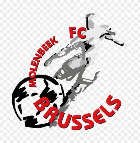 fc molenbeek brussels old 2005 vector logo PNG Graphic with Isolated Transparency