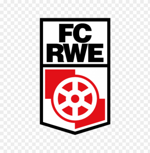 fc rot-weib erfurt vector logo ClearCut Background PNG Isolated Subject