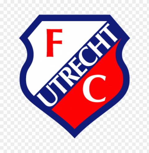 fc utrecht vector logo Isolated Object on Clear Background PNG