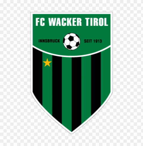 fc wacker tirol vector logo Transparent Background Isolated PNG Illustration