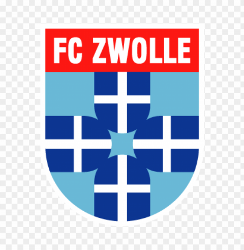 fc zwolle vector logo Isolated Illustration on Transparent PNG