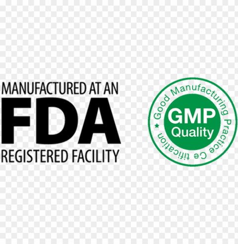 fda gmp certified - good manufacturing practice logo Isolated Element on HighQuality PNG