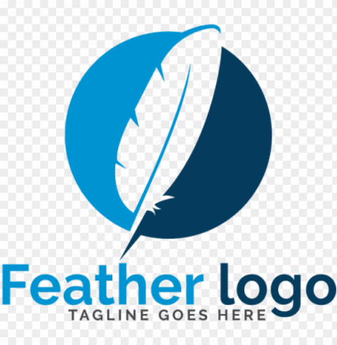 feather elegant logo design - graphic desi PNG transparent elements complete package