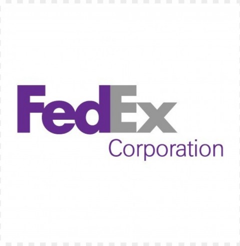 fedex corporation logo vector download Isolated PNG Image with Transparent Background