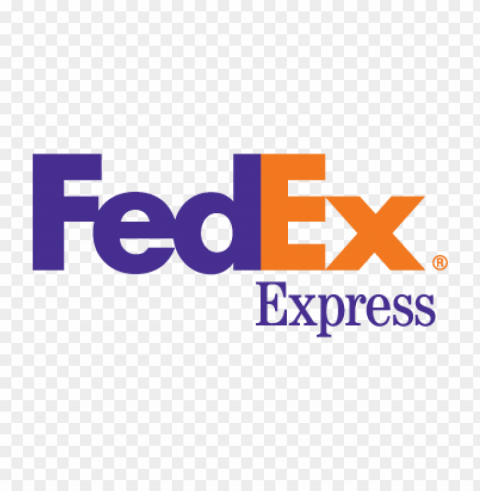 fedex express logo vector PNG with no background free download