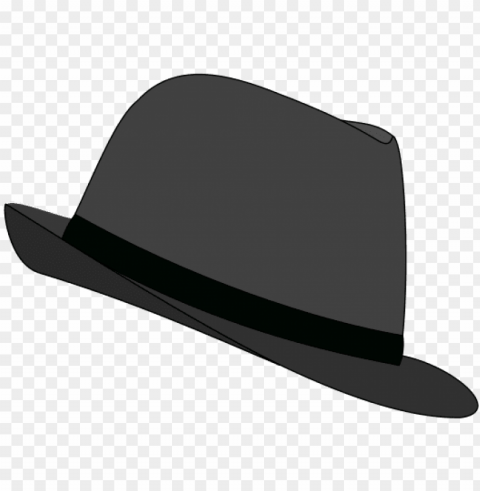 fedora clipart - black fedora clip art Isolated Graphic on HighResolution Transparent PNG