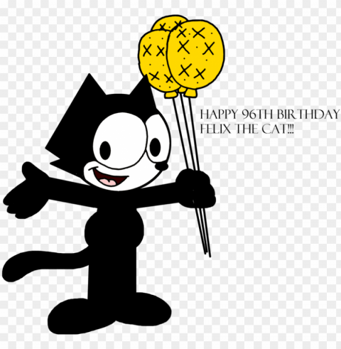 felix the cat cat happiness cartoon line - felix the cat clipart Isolated PNG Image with Transparent Background