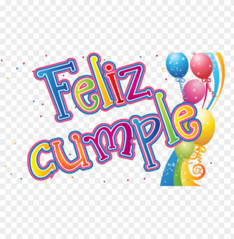 Feliz Cumpleanos With Balloons PNG Files With No Background Wide Assortment