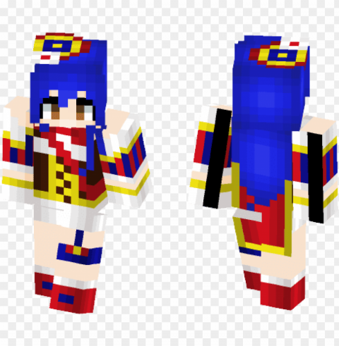 female minecraft skins PNG images for mockups PNG transparent with Clear Background ID 0cb14cdb