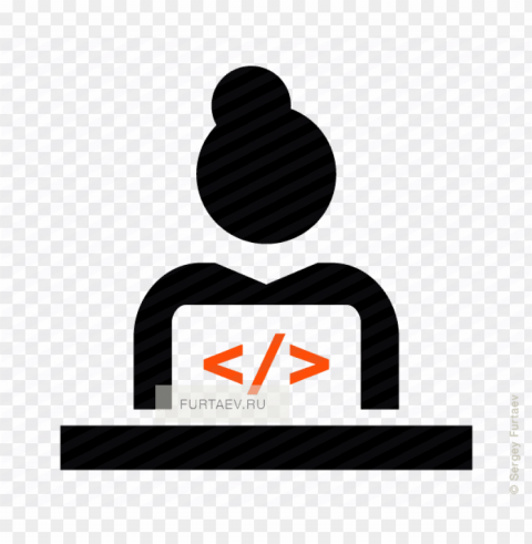 female software developer icon - programmer woman icon PNG images with transparent canvas variety