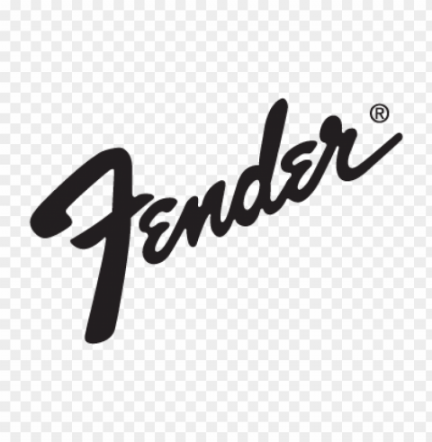 fender logo vector free download Isolated Character in Clear Transparent PNG