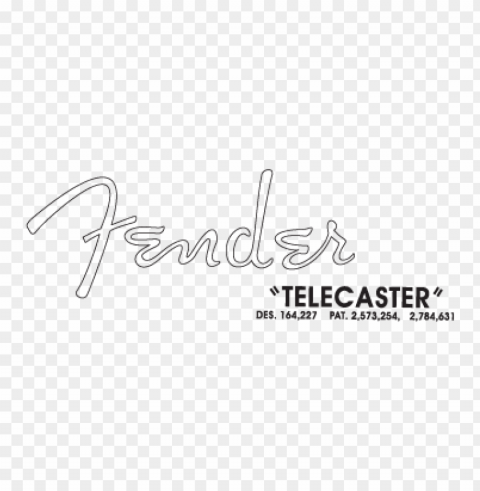 fender zouzoul spagetti logo vector free download Transparent Background Isolated PNG Character