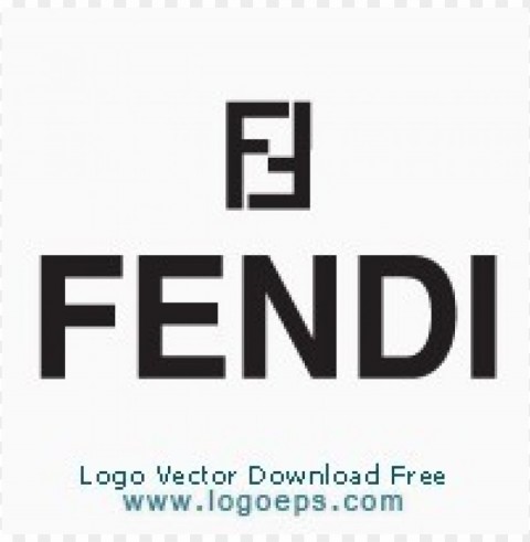 fendi logo vector download PNG images with alpha transparency free