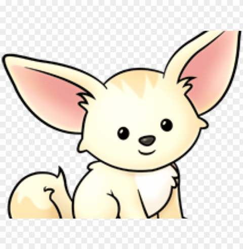 fennec fox clipart - cartoo PNG for digital design