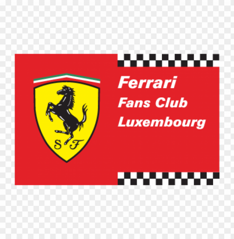 ferrari fans club luxembourg logo vector PNG transparent photos massive collection