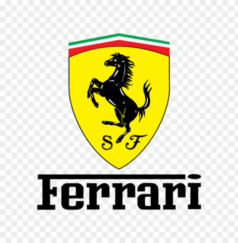 ferrari logo vector PNG with no registration needed
