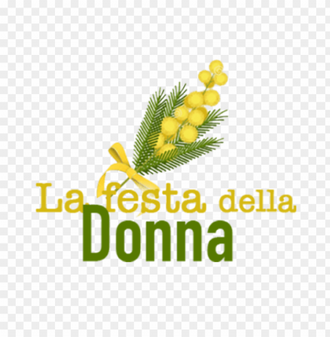 festa della donna Isolated PNG Graphic with Transparency