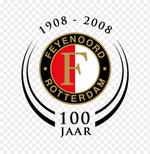 feyenoord rotterdam 100 jaar vector logo Isolated Item with HighResolution Transparent PNG