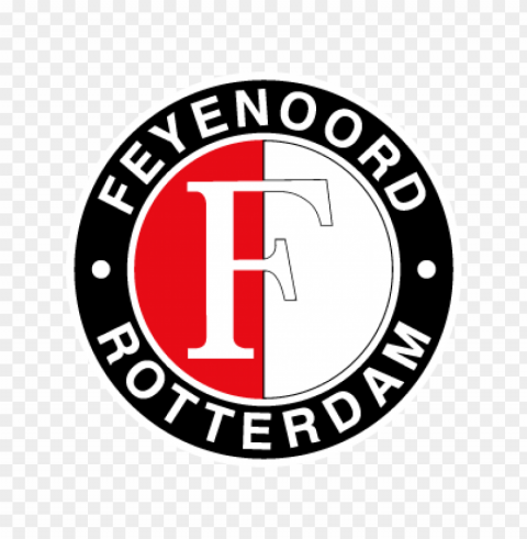 feyenoord rotterdam vector logo Isolated Item with Transparent Background PNG