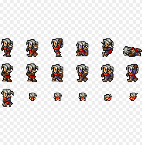 ffrk luneth warrior sprites - final fantasy 6 terra sprite High Resolution PNG Isolated Illustration PNG transparent with Clear Background ID d71def58