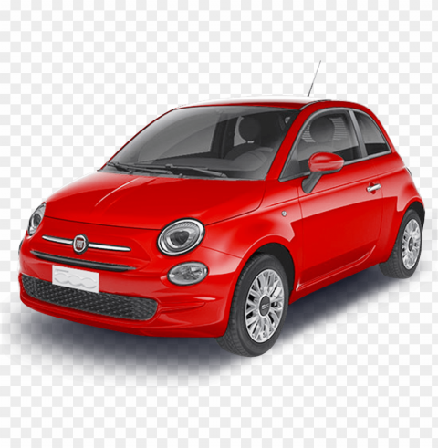 fiat 500 red Isolated Item in HighQuality Transparent PNG